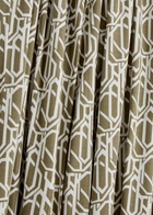 Diane Von Furstenberg Brooklyn Printed Jersey Trousers Khaki