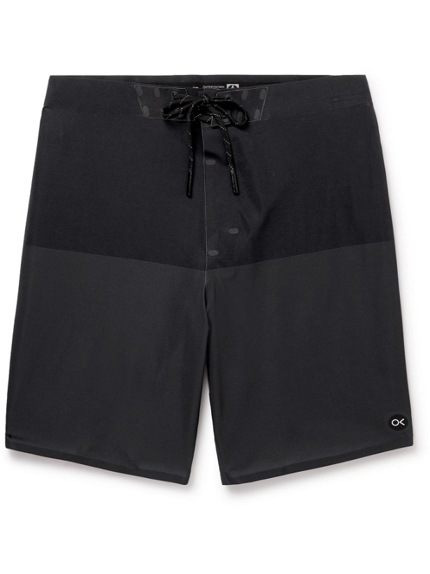 Photo: OUTERKNOWN - Apex Long-Length Recycled Swim Shorts - Black