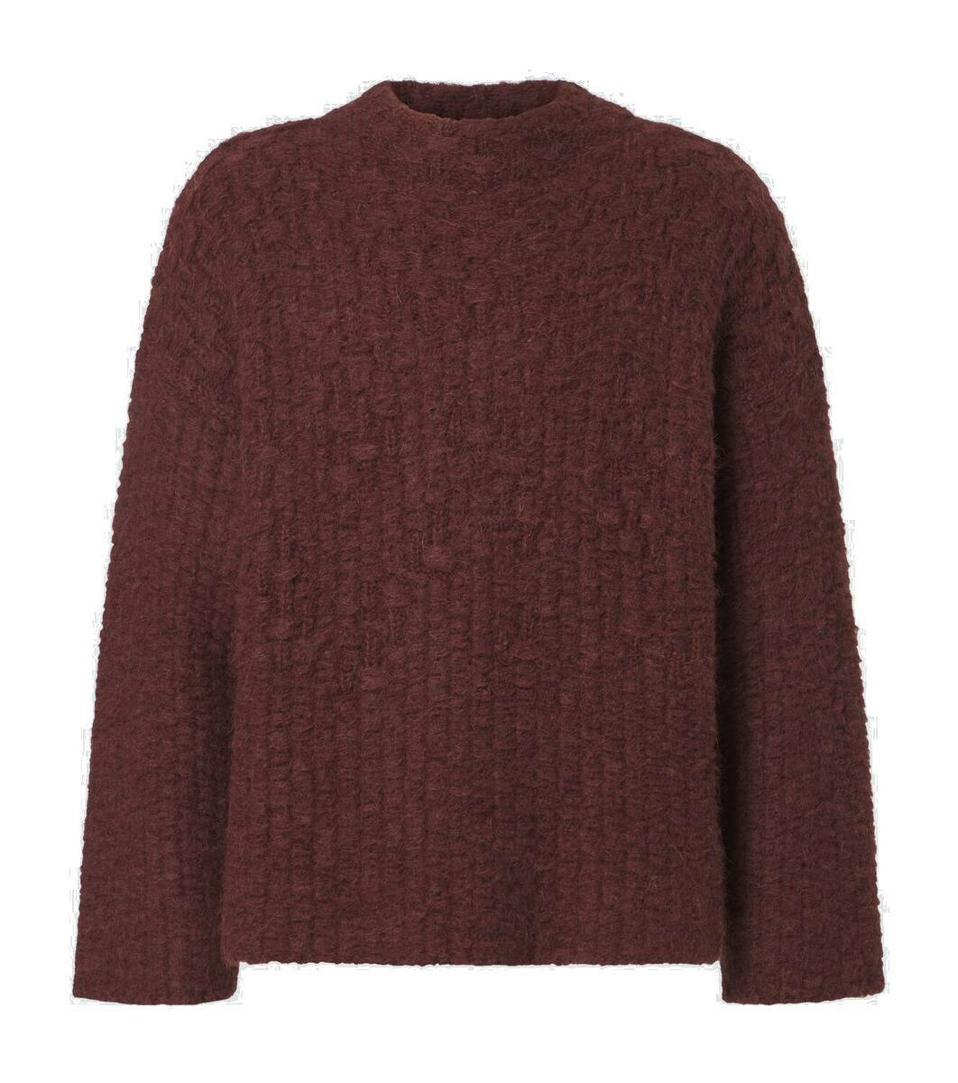 Jil Sander Mohair and alpaca-blend sweater Jil Sander
