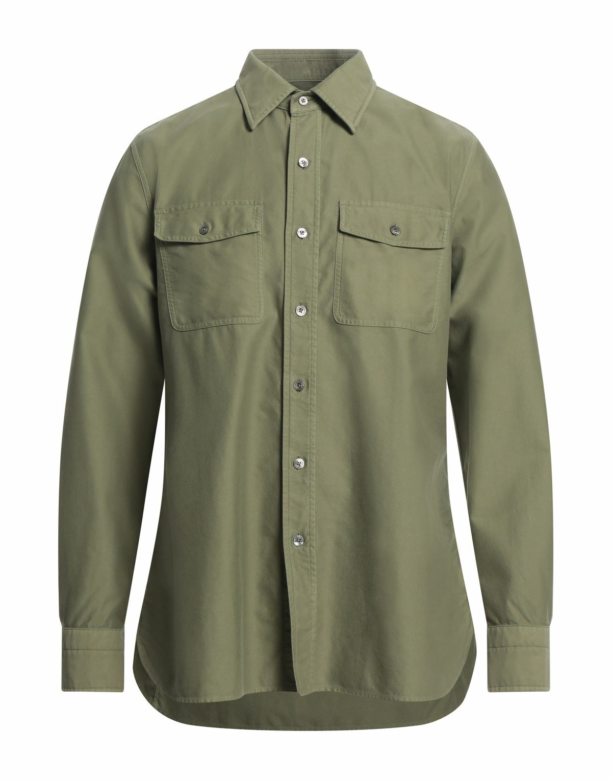 Tom Ford Mens Shirt Military in Green