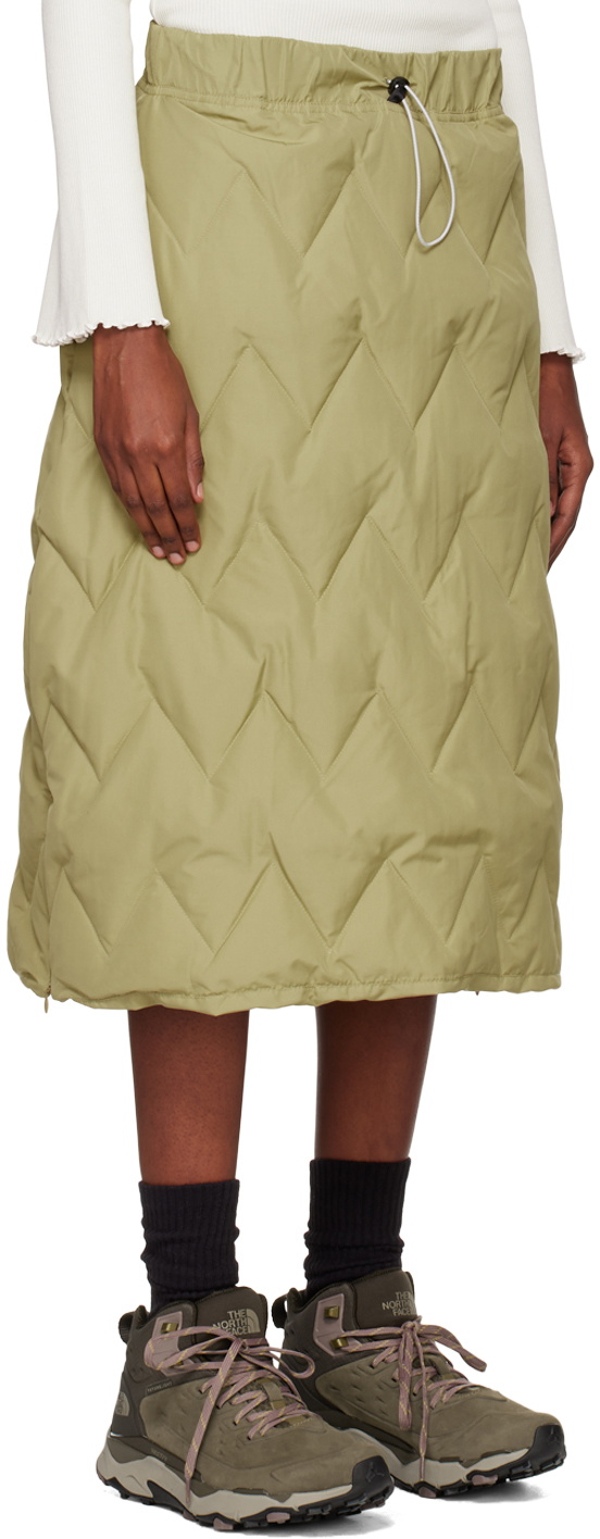 OTTI Khaki Drawstring Midi Skirt
