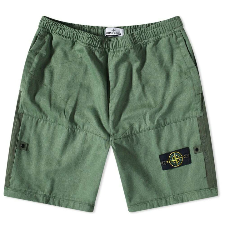 Photo: Stone Island Men's Badge Short in Olive