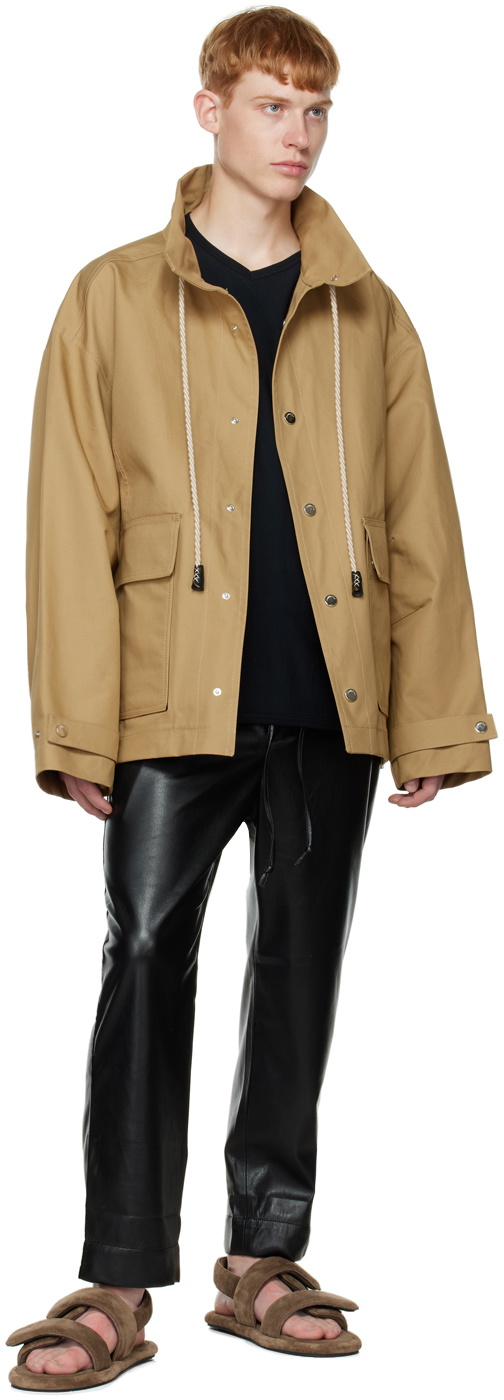 Nanushka Khaki Elias Jacket