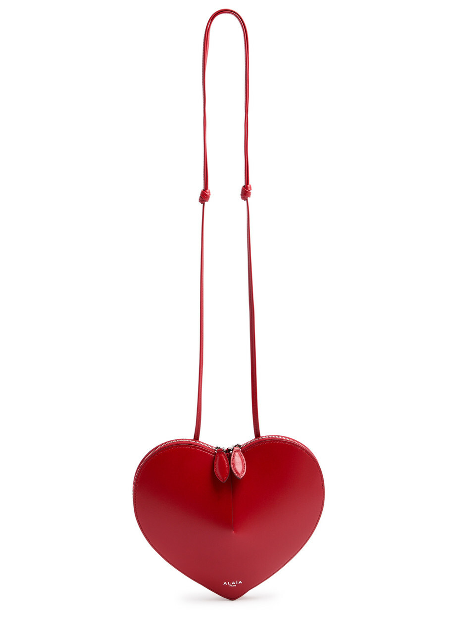 Alaïa Le Coeur Leather Cross-body bag - Red - One Size