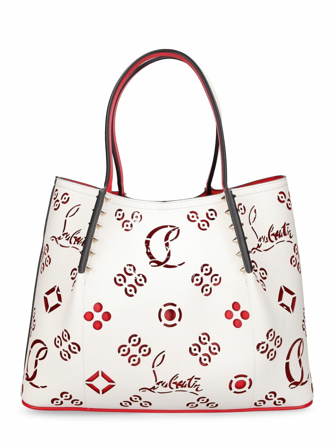 CHRISTIAN LOUBOUTIN - Small Cabarock Leather Tote Bag