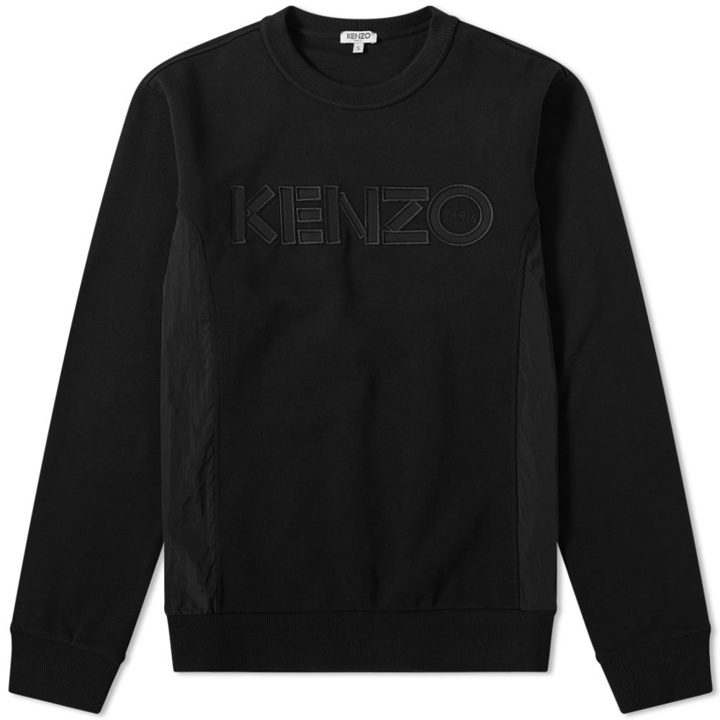 Photo: Kenzo Cotton Nylon Logo Sweat Black