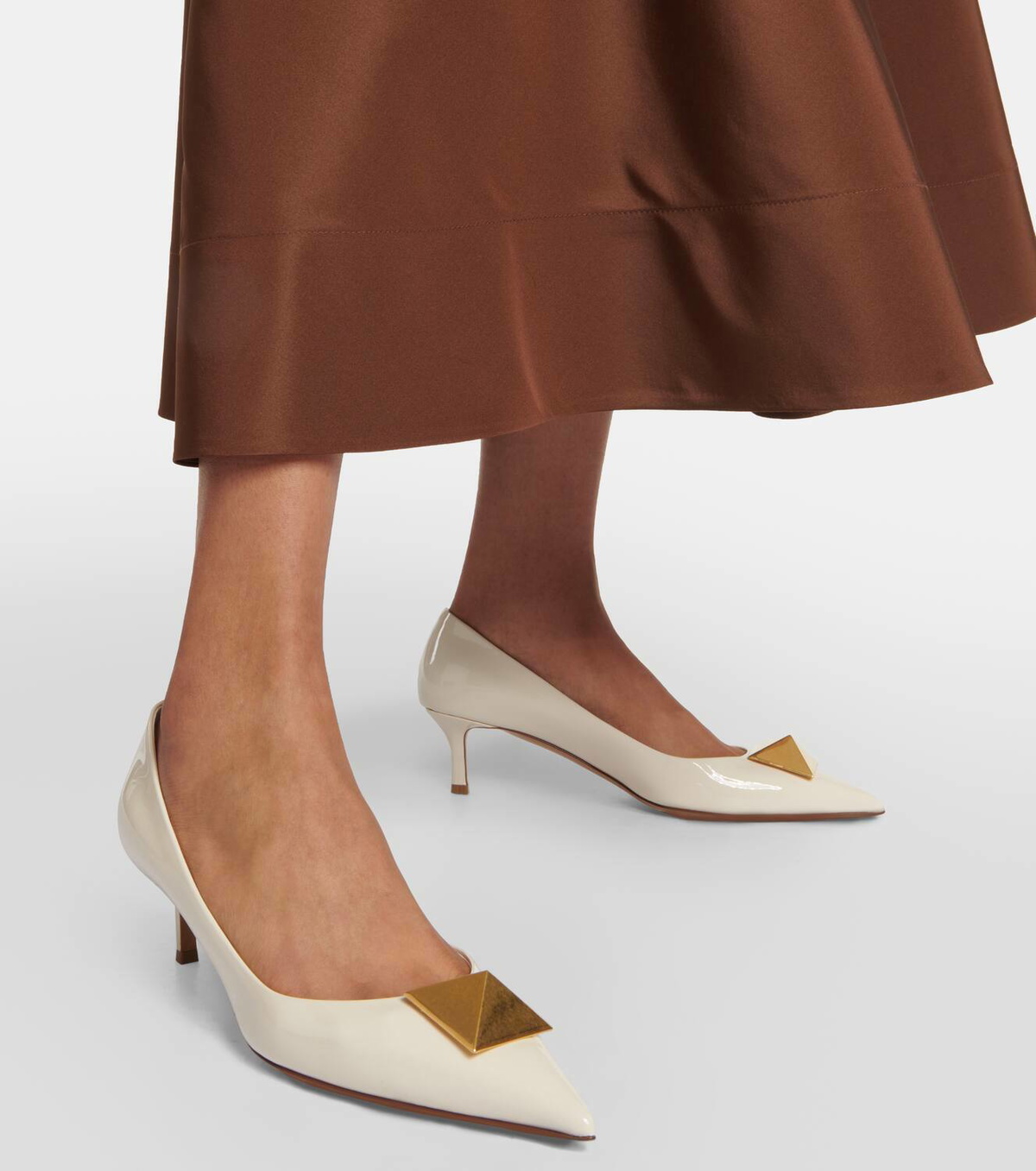 VALENTINO GARAVANI☆One Stud patent leather パンプス 10cm Valentino Garavani One Stud patent leather pumps Valentino