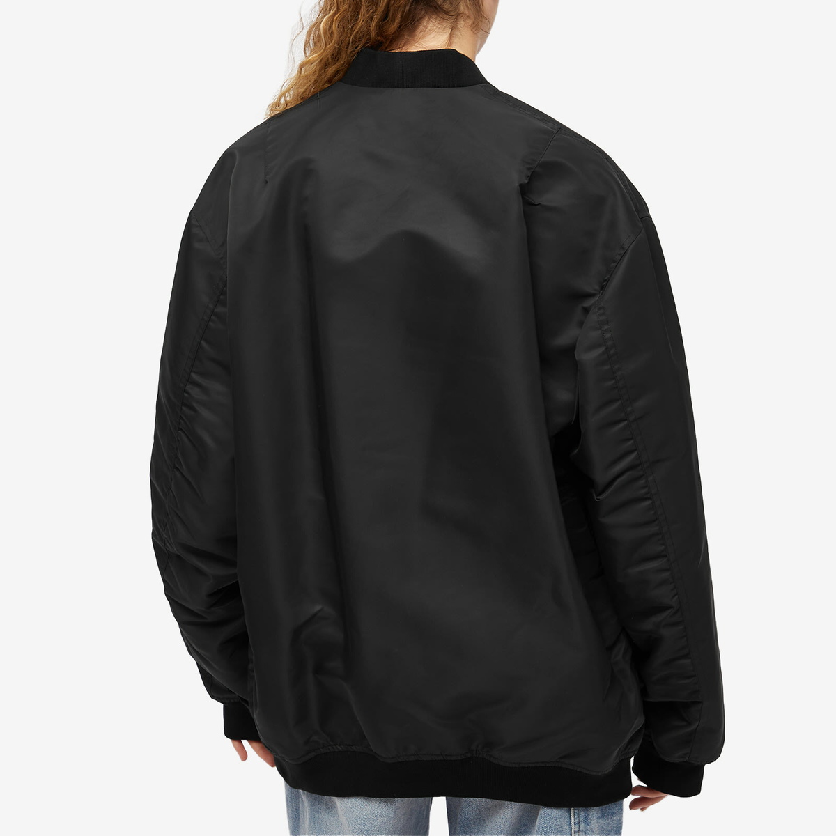 w*u様 RAF SIMONS Bomber Cardigan Jacket S Raf Simons Women's Bomber Cardigan Jacket in Black Raf Simons