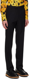 Dries Van Noten Black Wool Suit