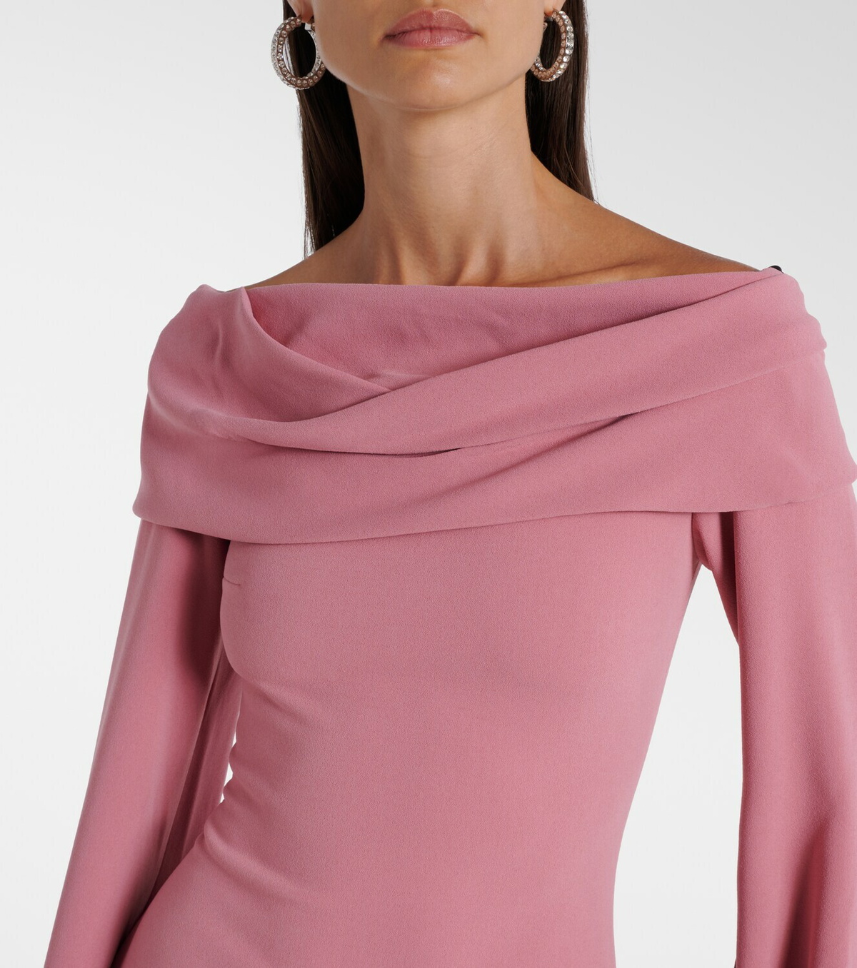 Solace London Nuri draped gown
