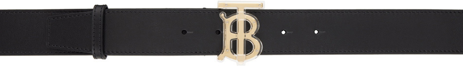 Burberry Black Calfskin Belt Burberry