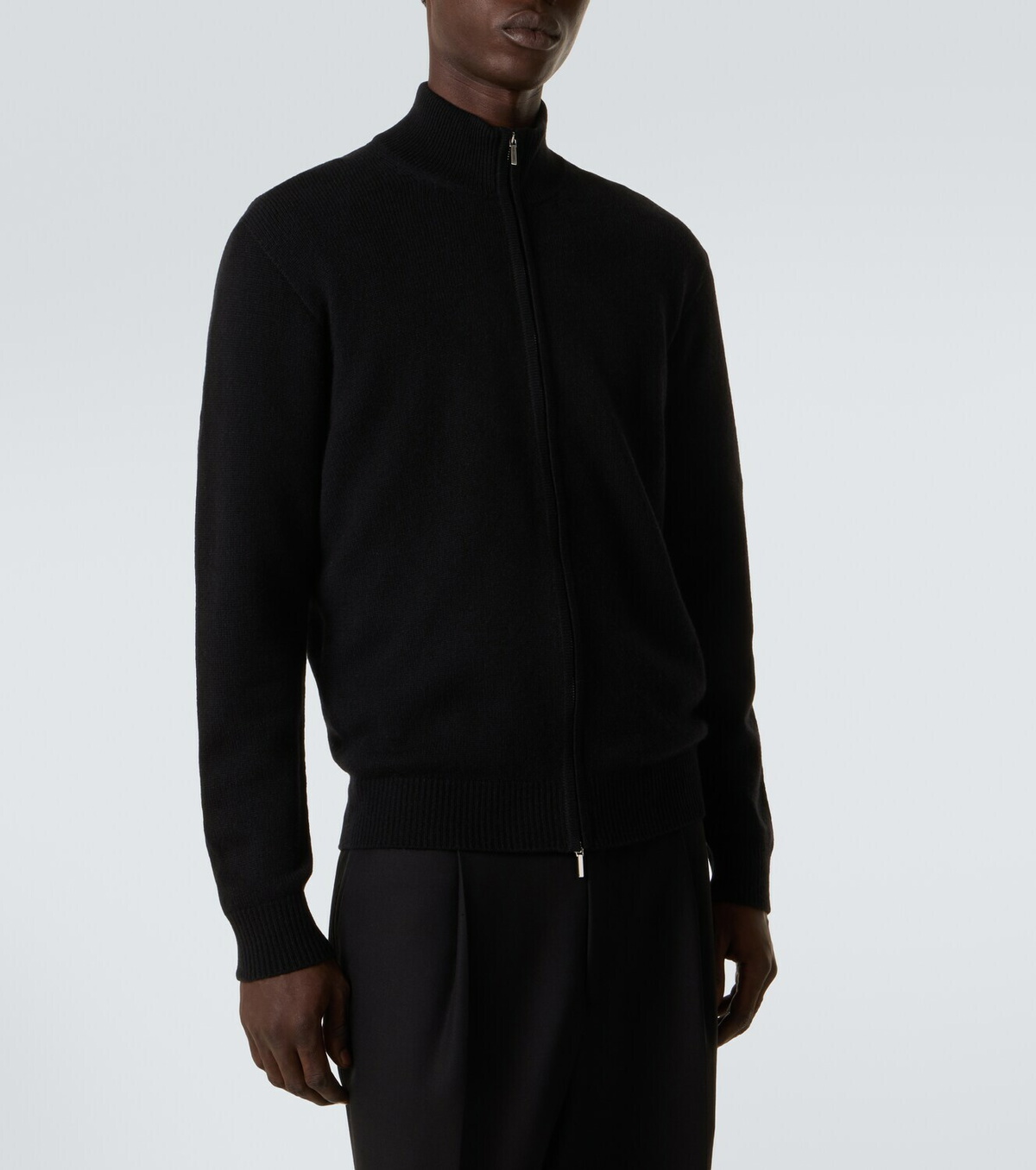 Saman Amel Halle ribbed-knit cashmere jacket