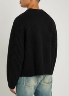 Won Hundred Bentley Ribbed Wool-blend Jumper Black
