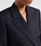 Givenchy Pinstripe double-breasted wool blazer