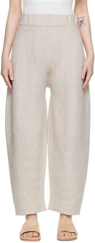 Photo: Lauren Manoogian Off-White Pima Cotton Lounge Pants