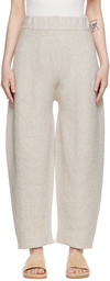 Lauren Manoogian Off-White Pima Cotton Lounge Pants