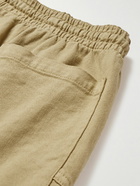 YMC - Alva Skate Straight-Leg Stretch Organic Cotton-Twill Drawstring Trousers - Brown