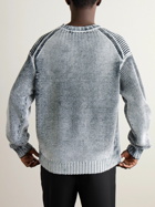 Acne Studios - Kype Logo-Appliquéd Ribbed Wool-Blend Sweater - Gray