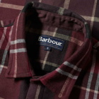 Barbour Men's Cannich Overshirt in Winter Red Tartan
