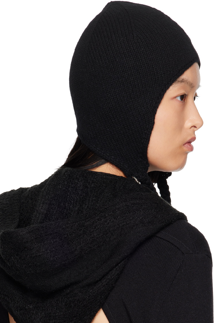 HYEIN SEO Black Tassel Charm Beanie Hyein Seo