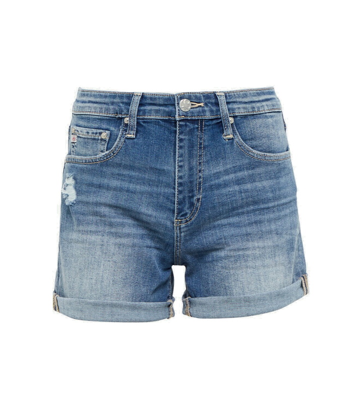 Photo: AG Jeans - Ex-Boyfriend mid-rise denim shorts