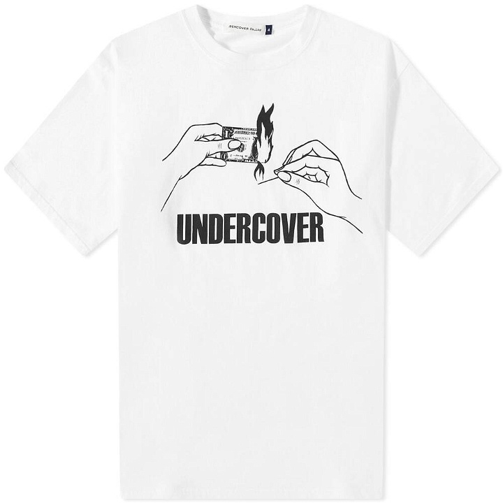Photo: Undercover Men's Logo Landscape T-Shirt in White