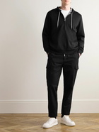 Brunello Cucinelli - Cotton-Blend Jersey Zip-Up Hoodie - Black