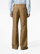 GUCCI - Gg Supreme Linen Trousers