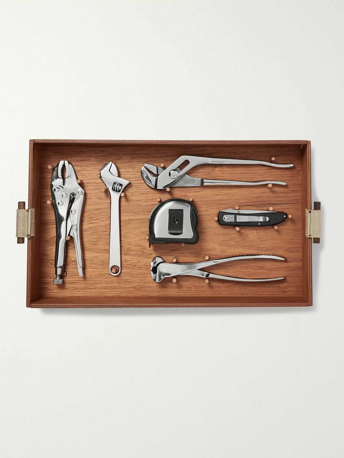 Lorenzi Milano - Tool Kit with Mahogany Wood Box