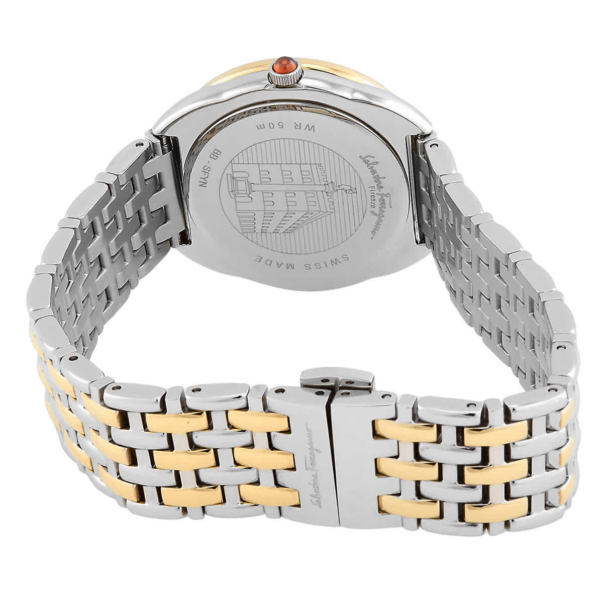 FERRAGAMO直営店 クリスタルウォッチ Ferragamo Cuir Quartz Crystal Ladies Watch SFYN01222