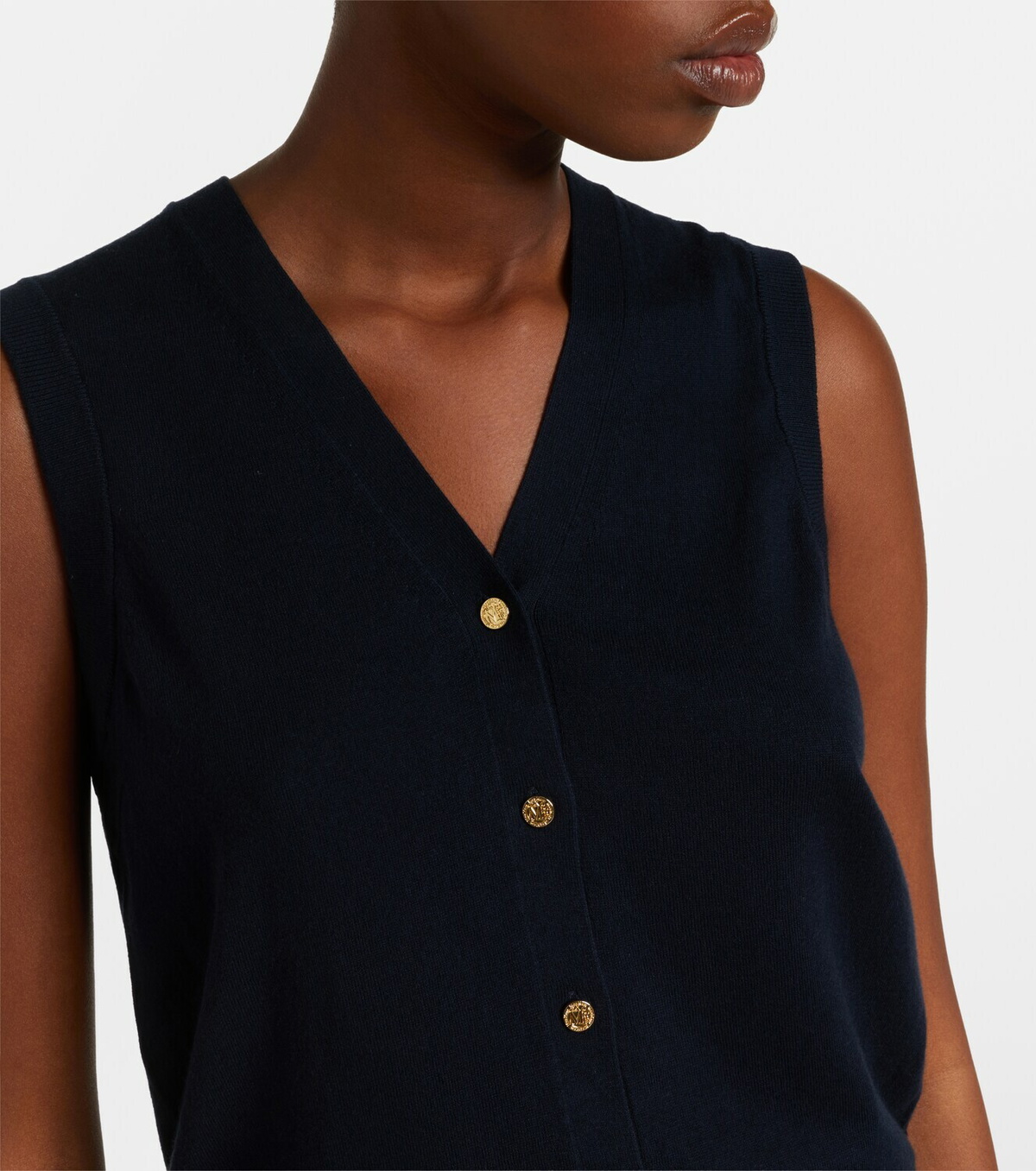 'S Max Mara Cotton and silk vest
