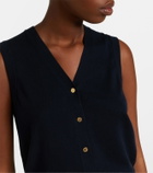 'S Max Mara Cotton and silk vest