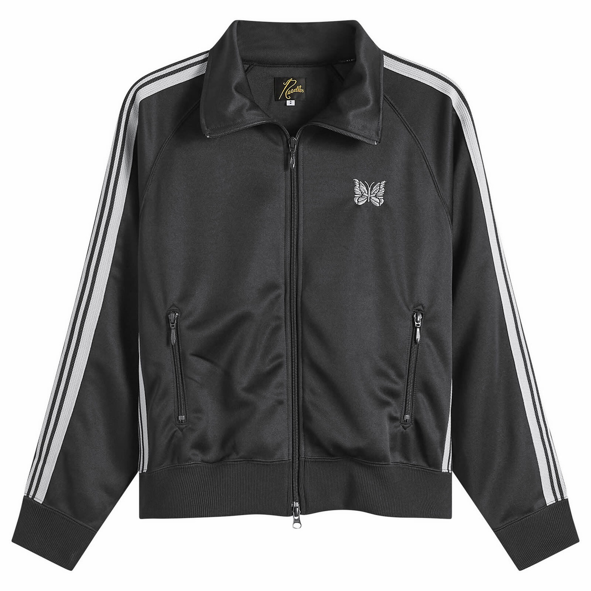 Needles Poly Smooth Track Jacket in Black Needles