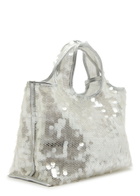 3.1 Phillip Lim Mini Market Sequin-embellished Mesh Tote bag - Silver - One Size
