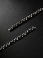 David Yurman - Armory Sterling Silver Diamond Necklace