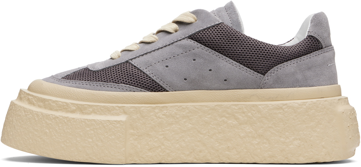 MM6 Maison Margiela Gray Platform Sneakers MM6 Maison Margiela