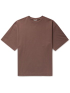 Auralee - Cotton-Jersey T-Shirt - Brown