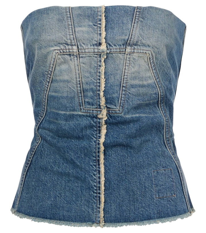Photo: Rick Owens Denim corset