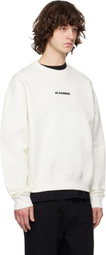 Jil Sander Off-White Logo Sweatshirt