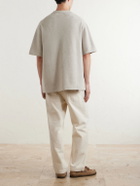 Polo Ralph Lauren - Convertible-Collar Logo-Embroidered Cotton-Piqué Shirt - Neutrals