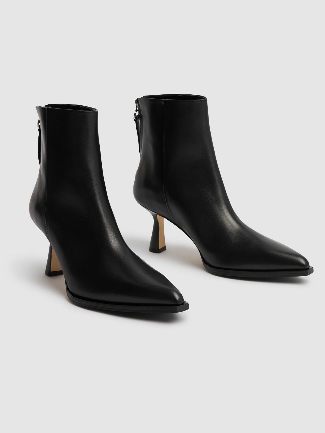 【関税込み】Kala Ankle Boots - Aeyde - Leather - Black Kara Leather Cowboy Ankle Boots – Aeyde