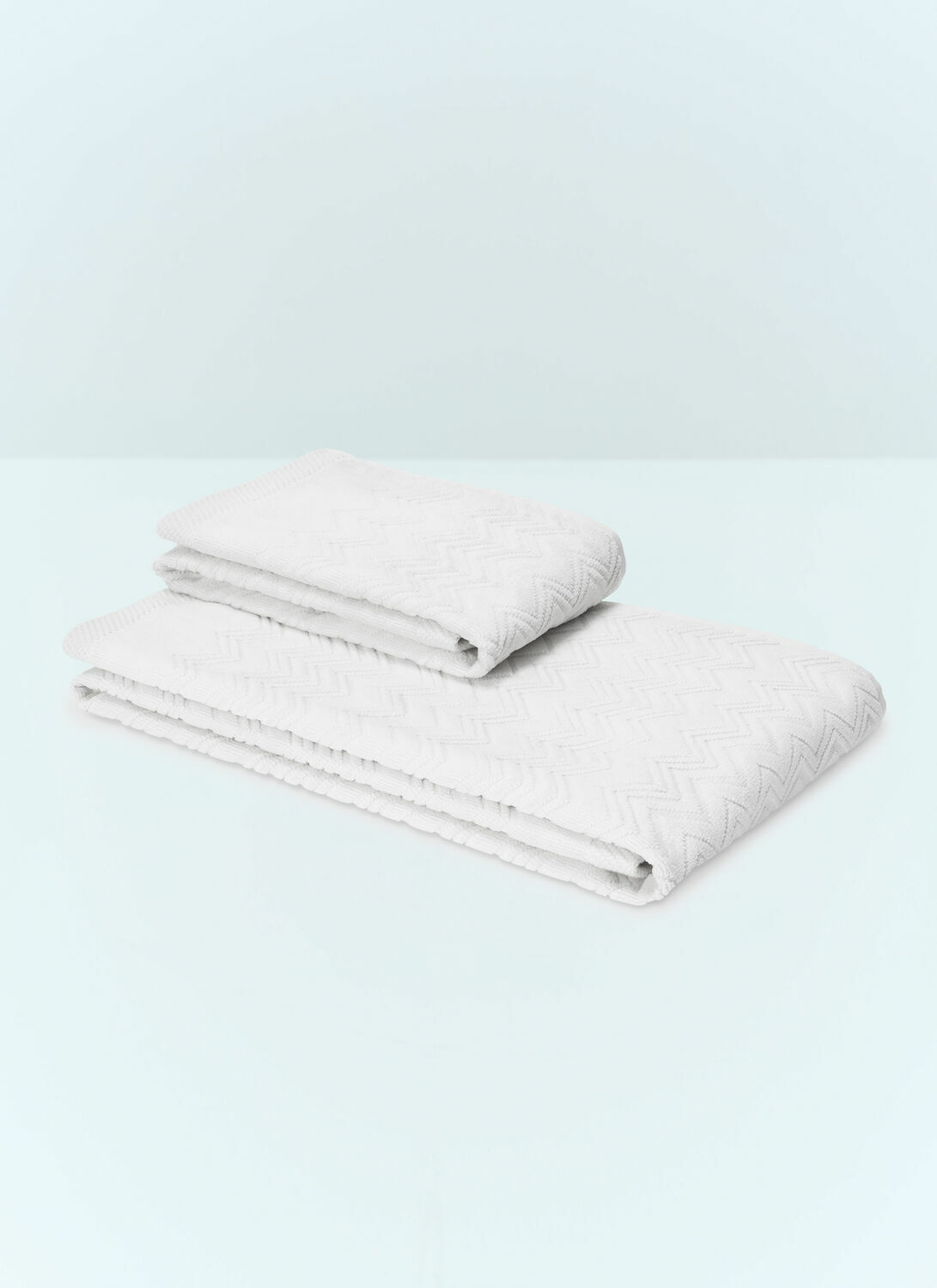 Missoni Set Of Two Chalk Towels