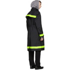 Junya Watanabe Black Gore-Tex® Reflective Ripstop Trench Coat