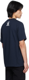 BAPE Navy Printed T-Shirt