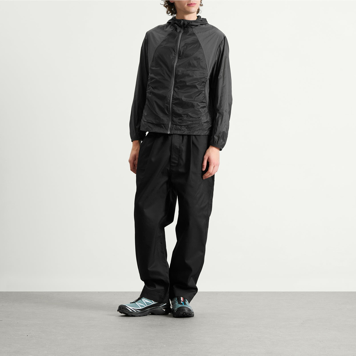 Goldwin Men's Twill Easy Trousers in Black