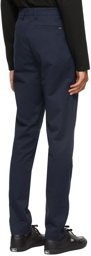 Lacoste Navy Gabardine Chino Slim Fit Trousers