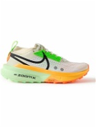 Nike Running - Zegama 2 Stretch-Jersey and Rubber-Trimmed Mesh Trail Running Sneakers - Green