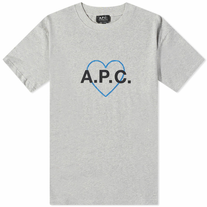 Photo: A.P.C. Romeo Heart Logo Tee