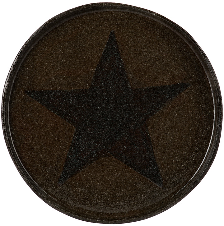 Photo: Harlie Brown Studio SSENSE Exclusive Black Glitter Star Plate