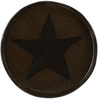 Harlie Brown Studio SSENSE Exclusive Black Glitter Star Plate